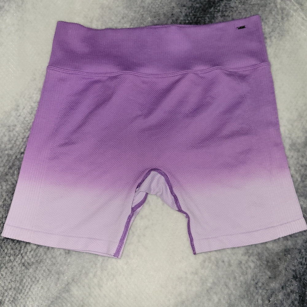 Pink active shorts size large
